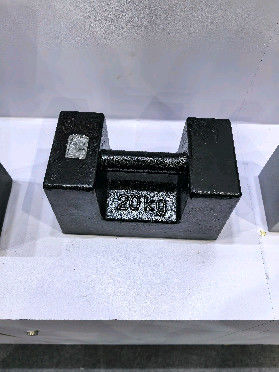क्रेन स्थिरता परीक्षण और लिफ्ट सुरक्षा सत्यापन के लिए 20 किलो ग्रे कास्ट आयरन वजन (एम1/एम2 ग्रेड)