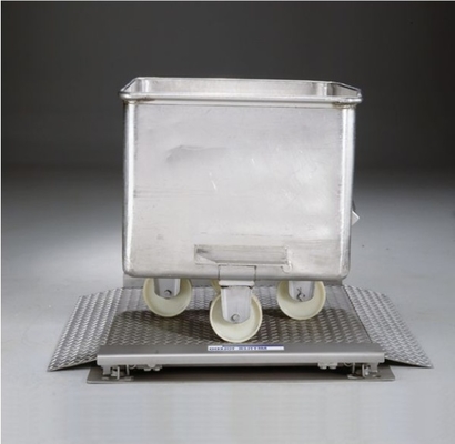 स्टेनलेस स्टील फ्लोर स्केल 2888S-SS | 0.5K | 24x24 इंच भारी शुल्क वाला वजन प्लेटफॉर्म