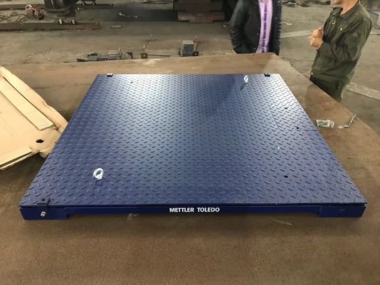 Metter टोलेडो लो प्रोफाइल स्टेनलेस स्टील फ्लोर स्केल 500Kg 1000Kg 1.2x1.2 मीटर