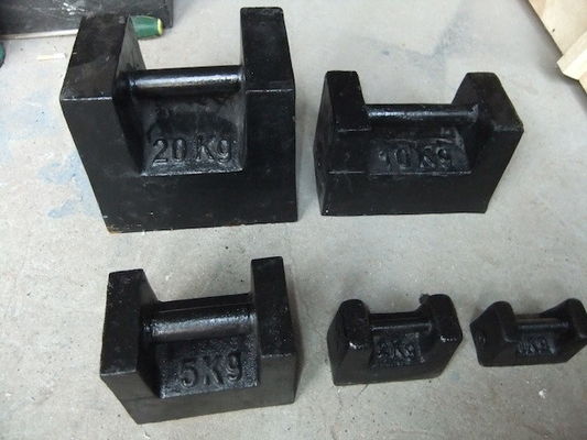 सटीकता कैलिब्रेशन कास्ट आयरन स्टेनलेस स्टील मानक कैलिब्रेशन परीक्षण वजन