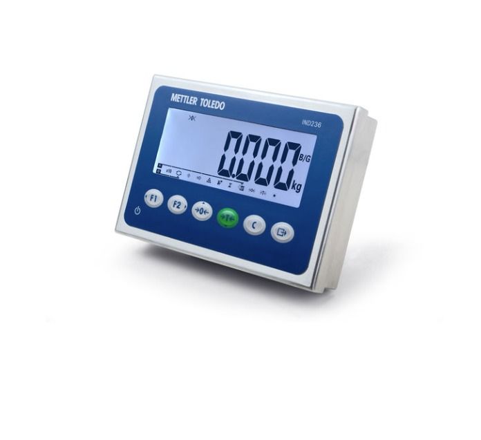METTLER TOLEDO IND236 वजन टर्मिनल – बेंच, फ्लोर स्केल के लिए स्टेनलेस स्टील संकेतक