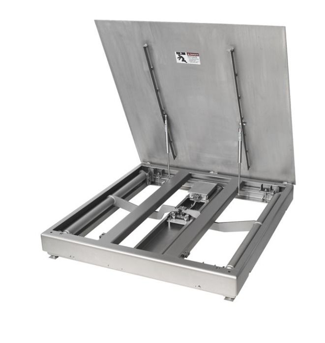 डिजिटल फ्लोर स्केल PFK989-ES1500 - सटीक भार के लिए टिकाऊ औद्योगिक मंच