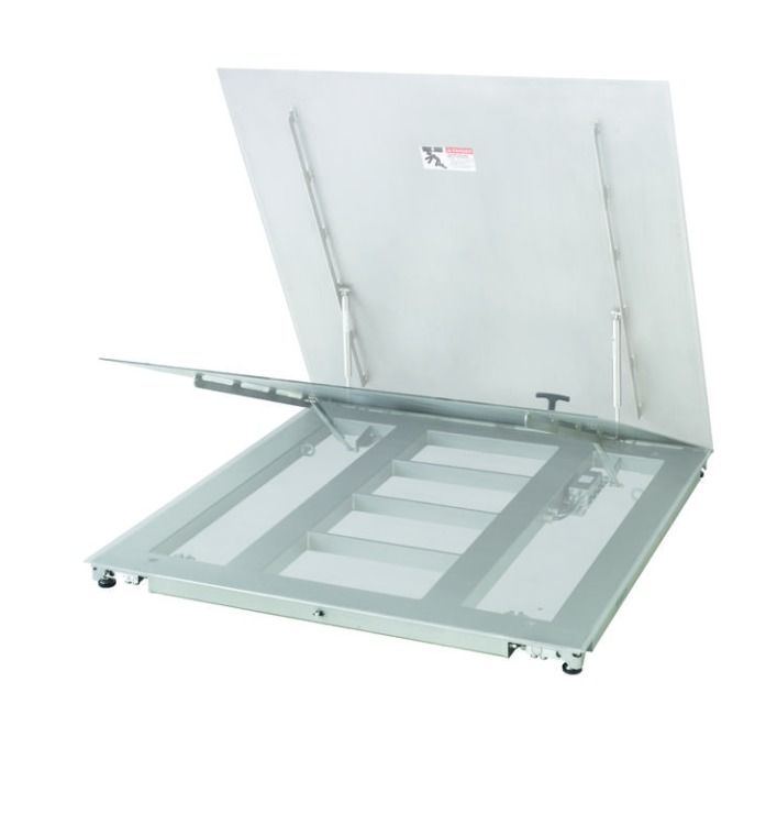 औद्योगिक लिफ्ट फ्लोर स्केल PFA779lift-DS300A - आसान रखरखाव पहुंच के साथ टिकाऊ प्लेटफॉर्म
