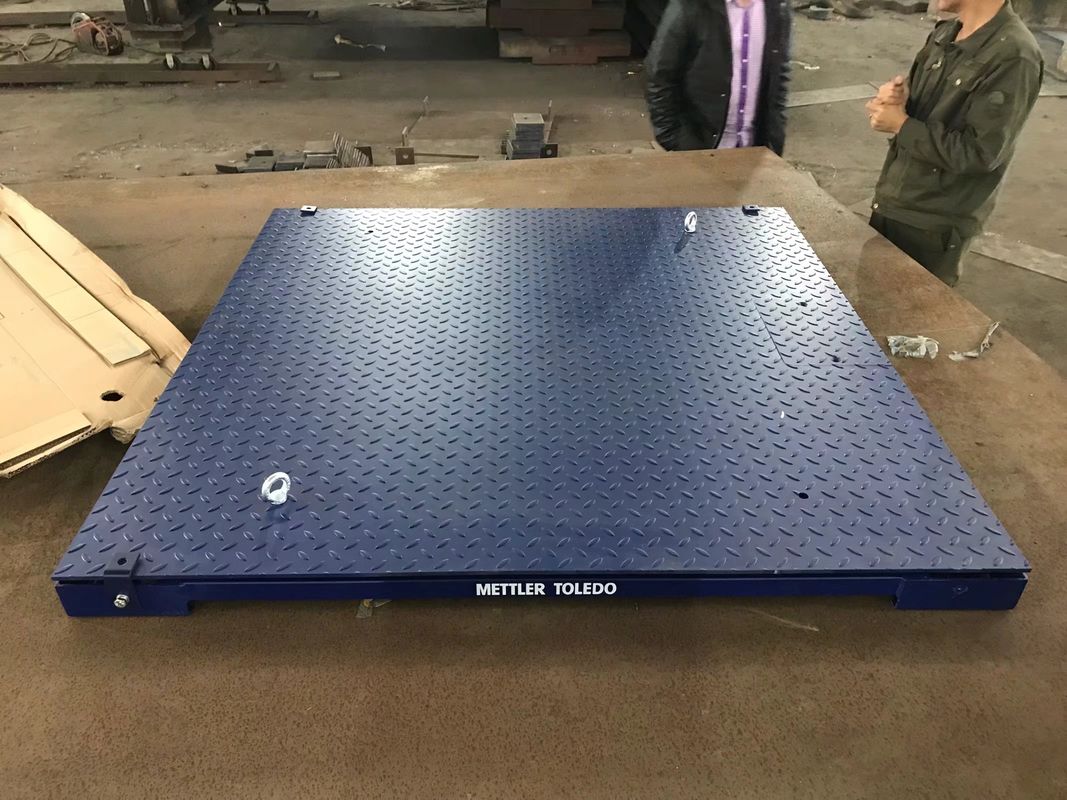 Metter टोलेडो लो प्रोफाइल स्टेनलेस स्टील फ्लोर स्केल 500Kg 1000Kg 1.2x1.2 मीटर